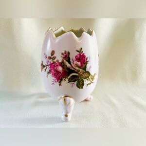 Vintage Napcoware Footed Cracked Egg